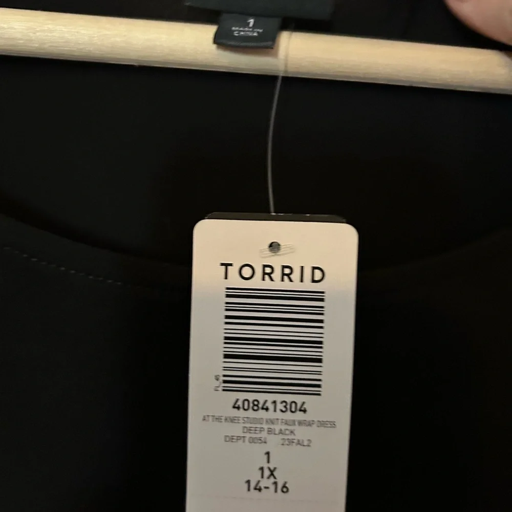 NWT Torrid midi Dress at the knee studio knit faux wrap